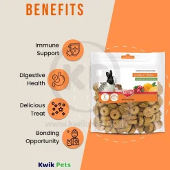 Kaytee Super C Bites Small Animals Treat Cranberry & Orange 4-oz