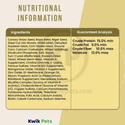 Kaytee Supreme Canary & Finch Bird Food 2-lb