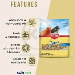 Kaytee Supreme Canary & Finch Bird Food 2-lb