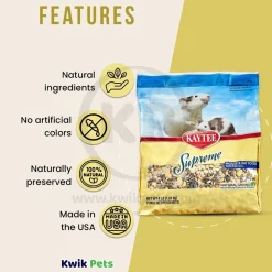 Kaytee Supreme Mouse & Rat Food 4-lb
