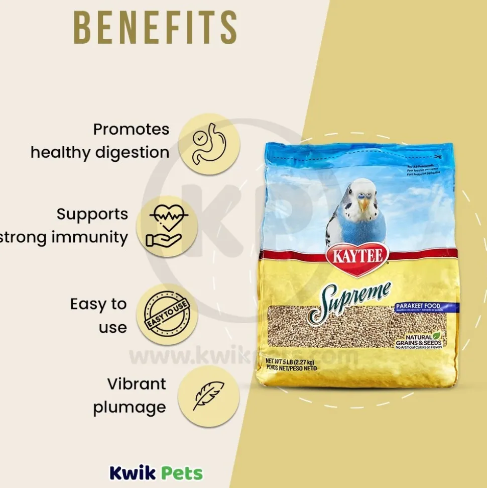 Kaytee Supreme Parakeet Food 5-lb