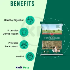 Kaytee Timothy Hay Blend Cubes for Small Animals 1-lb