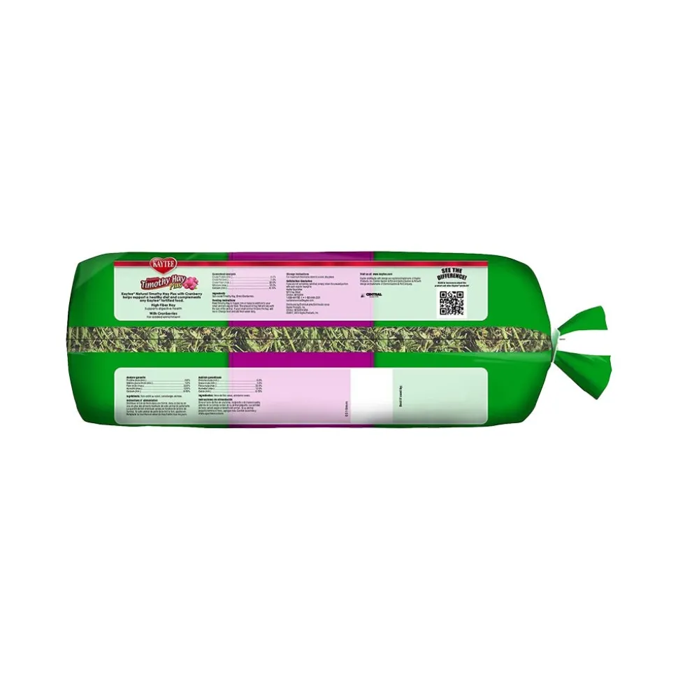 Kaytee Timothy Hay Plus Cranberries for Small Animals 24-oz