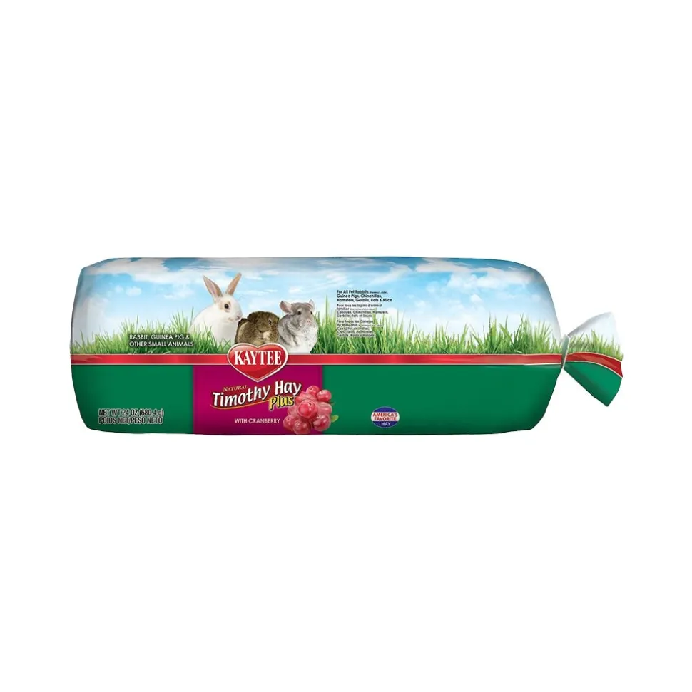 Kaytee Timothy Hay Plus Cranberries for Small Animals 24-oz