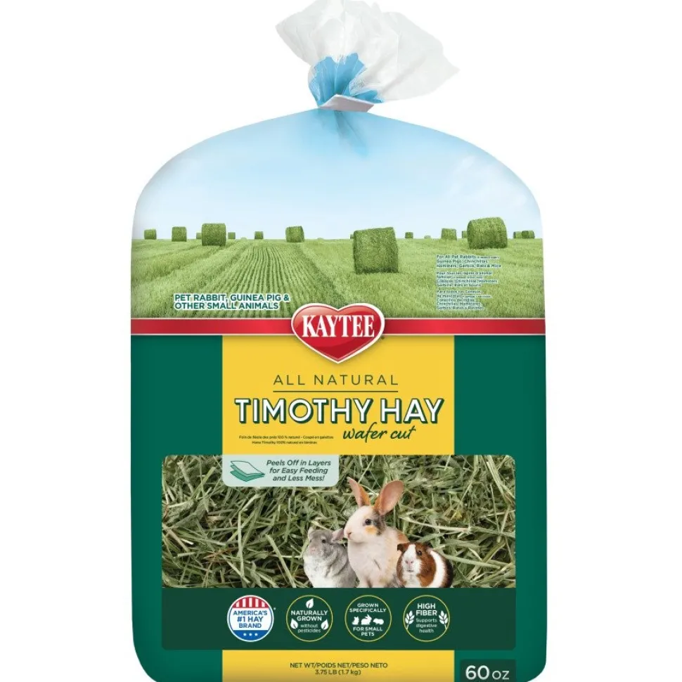 Kaytee Timothy Hay Wafer-Cut Small Animal Food 3.75-lb