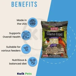 Kaytee Ultra Waste Free Nut & Raisin Blend Wild Bird Food 5-lb
