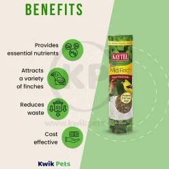 Kaytee Ultra Wild Finch Blend Super Sock Wild Bird Food 25-oz