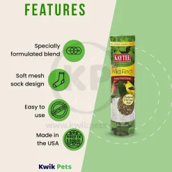 Kaytee Ultra Wild Finch Blend Super Sock Wild Bird Food 25-oz