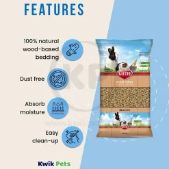 Kaytee Wood Pellets Litter for Bird & Small Pets 4.9 Liters