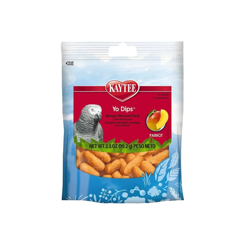 Kaytee Yo Dips Mango Flavored Treats for Large Hookbills 3.5-oz