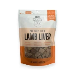 Koira Freeze-Dried Lamb Liver Dog Treats 4-oz