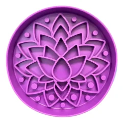 Koira Silicone Dog Slow Feeder with Suction Cup Purple Lotus