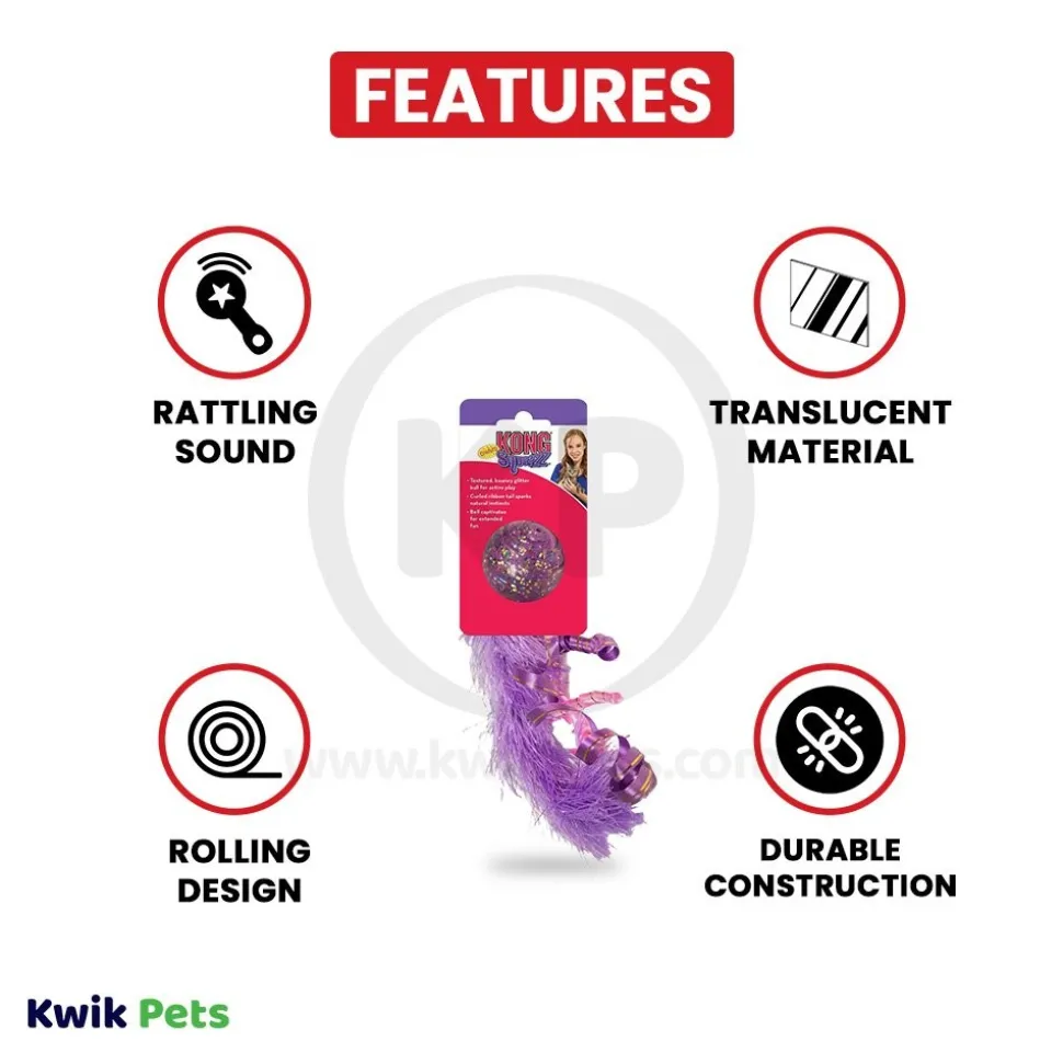 KONG Active Confetti Ball Cat Toy One Size