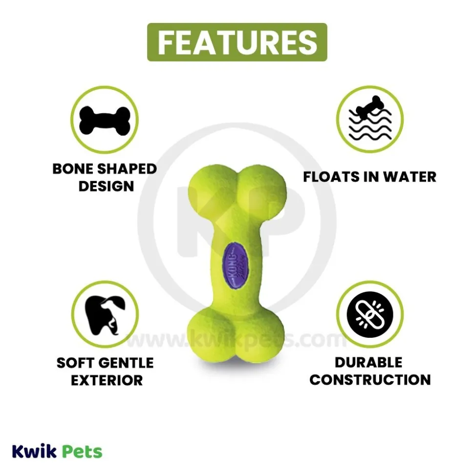 KONG Air Dog Squeaker Bone Dog Toy Large