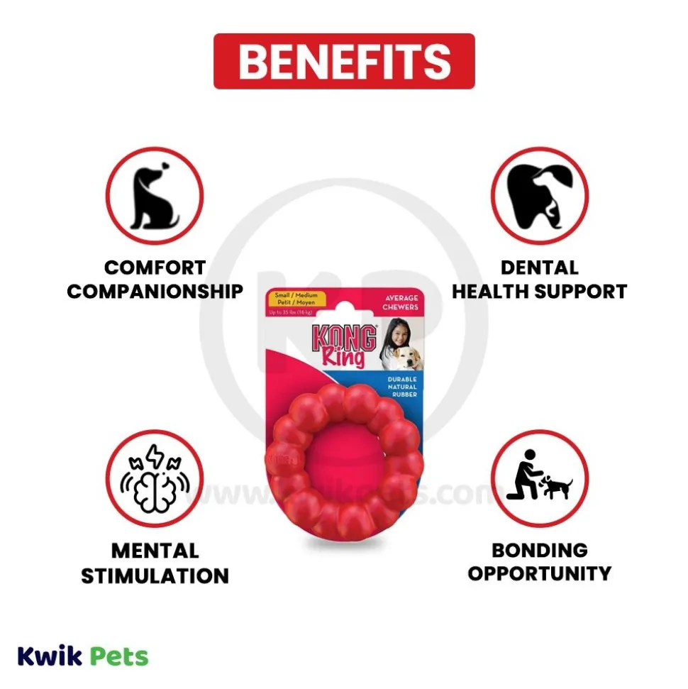 KONG Chew Ring Dog Toy Small/Medium