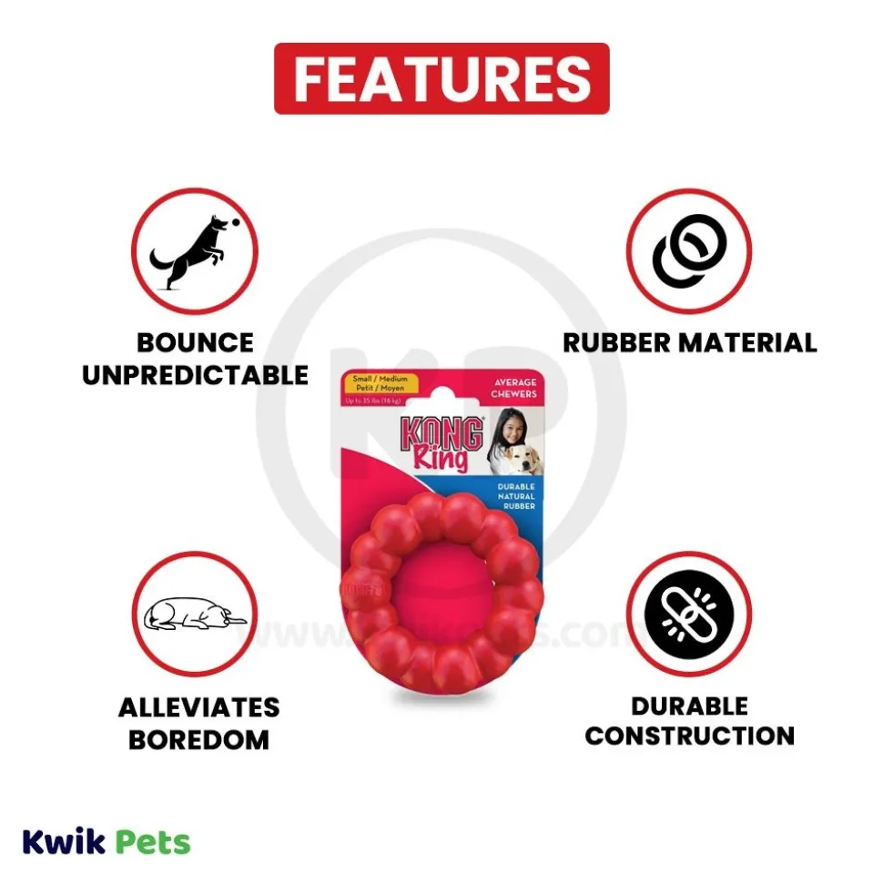 KONG Chew Ring Dog Toy Small/Medium