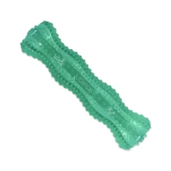 KONG Dental Squeezz Stick Dog Chew Toy Teal Medium