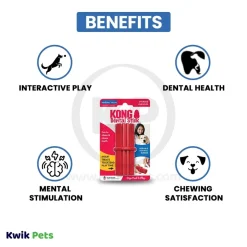 KONG Dental Stick Chew Dog Toy Medium