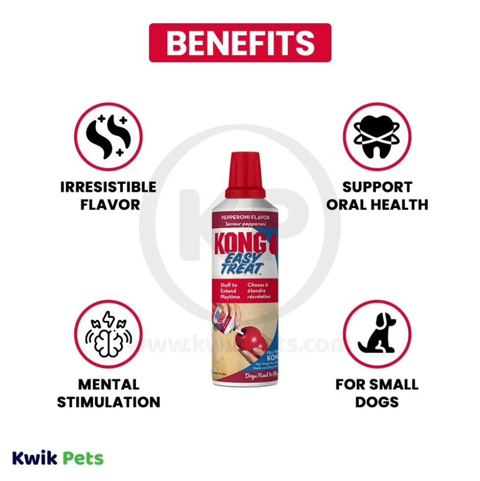 KONG Easy Dog Treat Pepperoni 8-oz