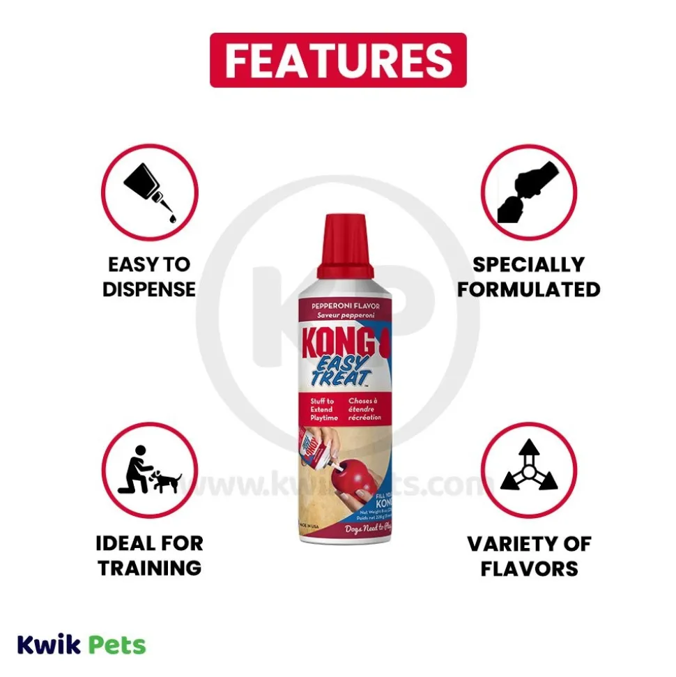 KONG Easy Dog Treat Pepperoni 8-oz