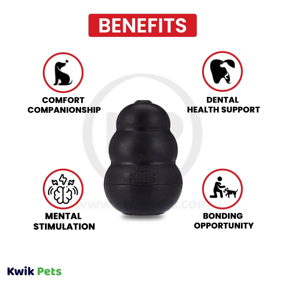 KONG Extreme Dog Toy Black Medium