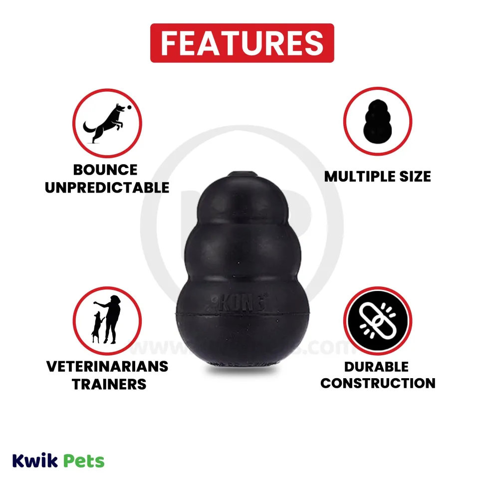 KONG Extreme Dog Toy Black Medium