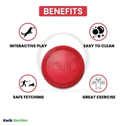 KONG Flyer Dog Toy Red Large