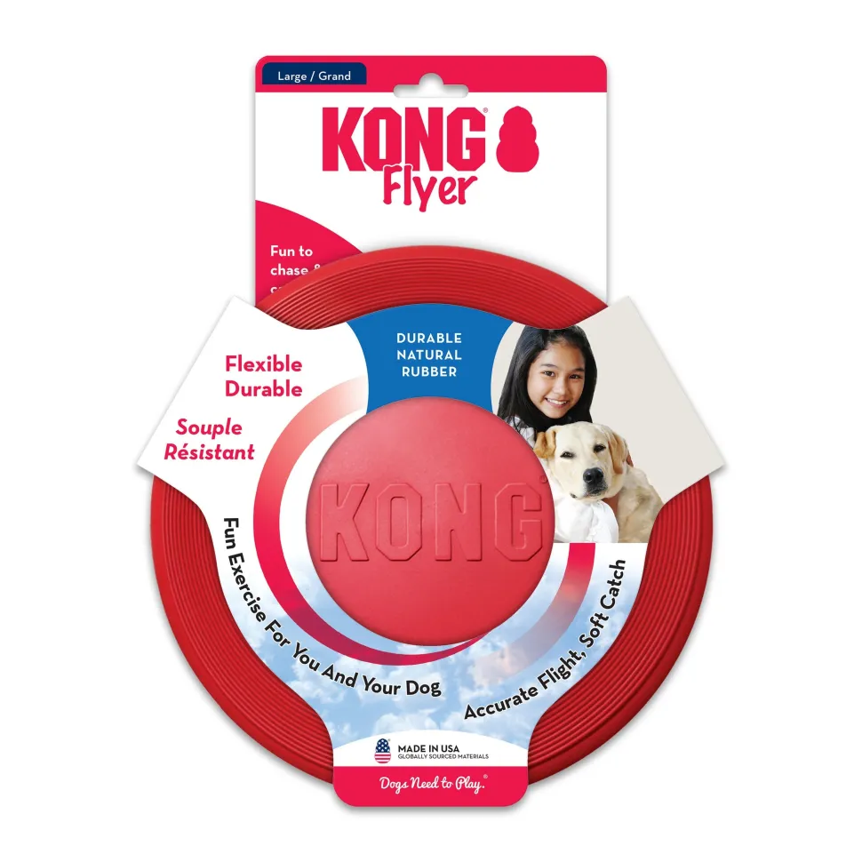 KONG Flyer Dog Toy Red Large