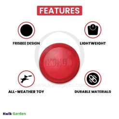 KONG Flyer Dog Toy Red Small