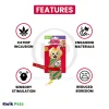 KONG Holiday Pull-A-Partz Cat Toy Present Mouse One Size