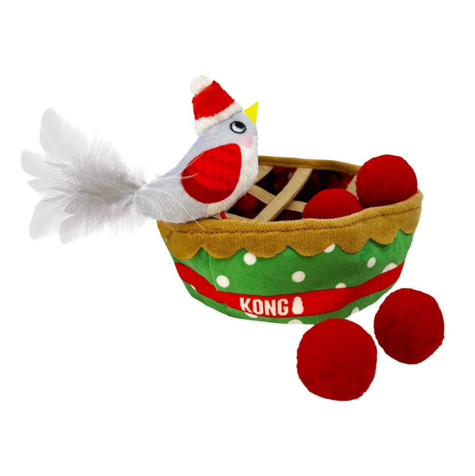 KONG Holiday Puzzlements Pie Cat Toy One Size