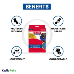 KONG Inflatable E-Collar Blue Large