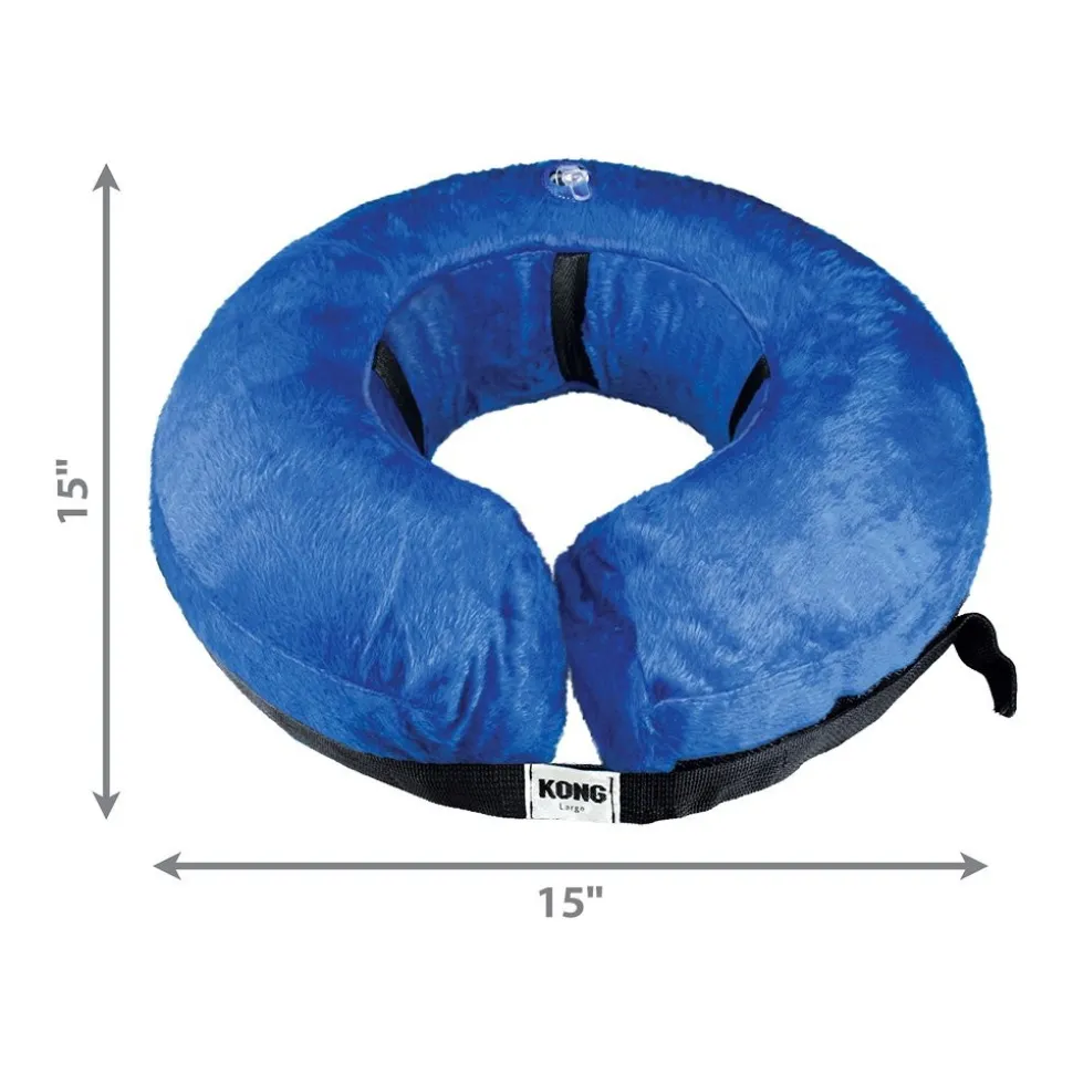 KONG Inflatable E-Collar Blue Large