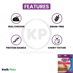 KONG Jerky Dog Treat Chicken Medium/Large
