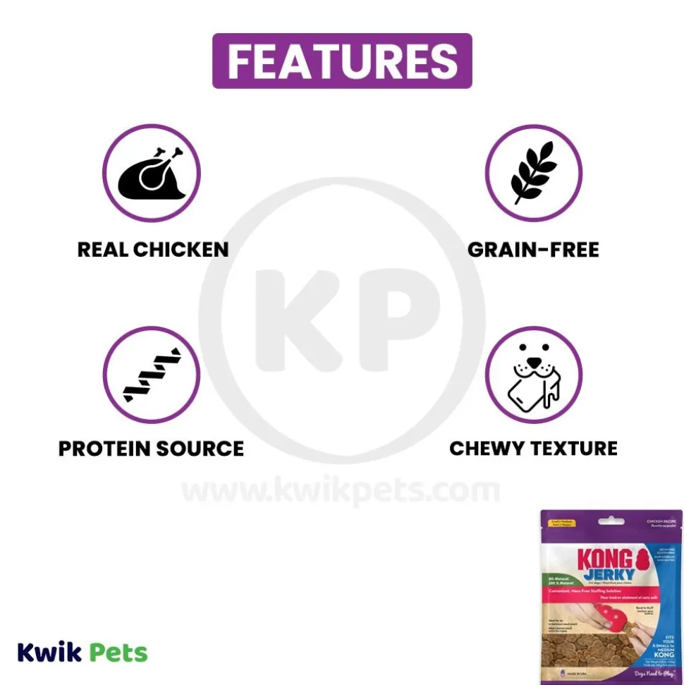 KONG Jerky Dog Treat Chicken Medium/Large