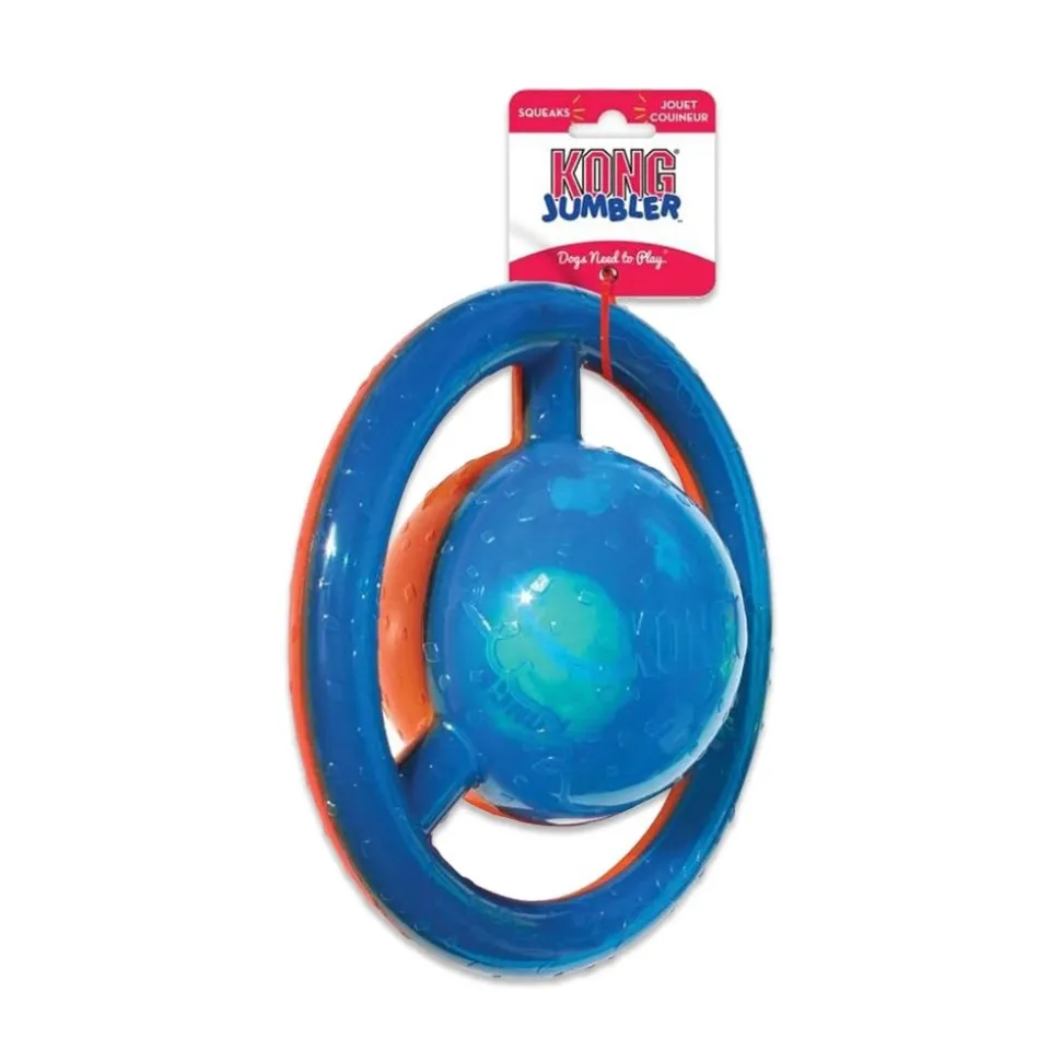 KONG Jumbler Dog Toy Disc Assorted Medium/Large