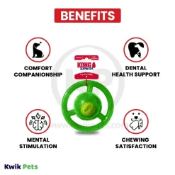 KONG Jumbler Dog Toy Disc Assorted Medium/Large