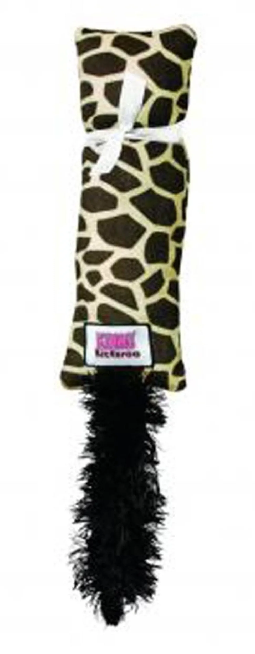 KONG Kickeroo Giraffe Pattern Plush Catnip Cat Toy Brown One Size