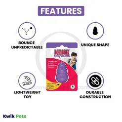 KONG Kitty Catnip Toy Purple One Size