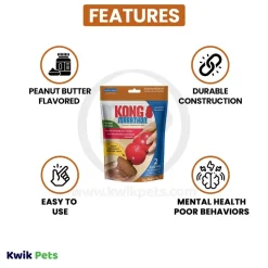 KONG Marathon Peanut Butter Dog Treats 2 Count Medium