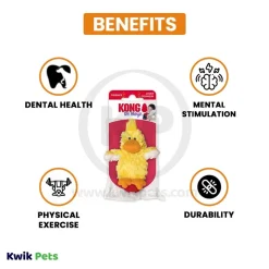 KONG Plush Dog Toy Duck Small
