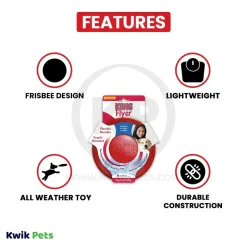 KONG Puppy Flyer Dog Toy Assorted Small