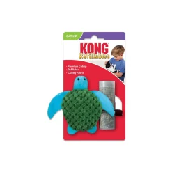 KONG Refillable Catnip Turtle Cat Toy Green One Size