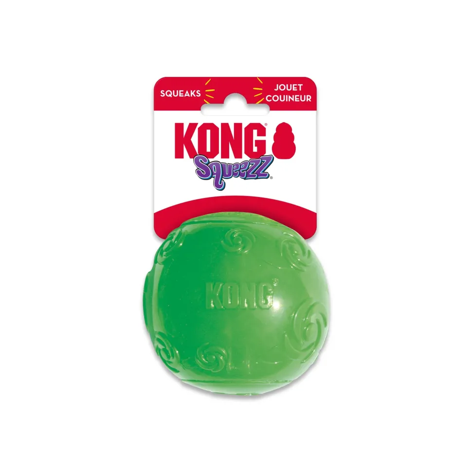 KONG Squeezz Ball Dog Toy Color Assorted XL