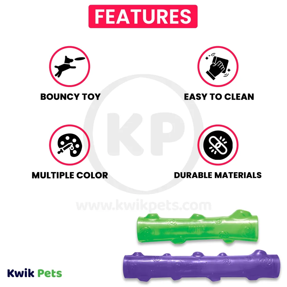 KONG Squeezz Stick Dog Toy Assorted Medium