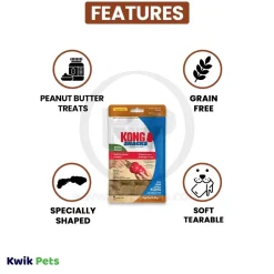 KONG Stuff'N Snacks Dog Treats Peanut Butter Small 7-oz