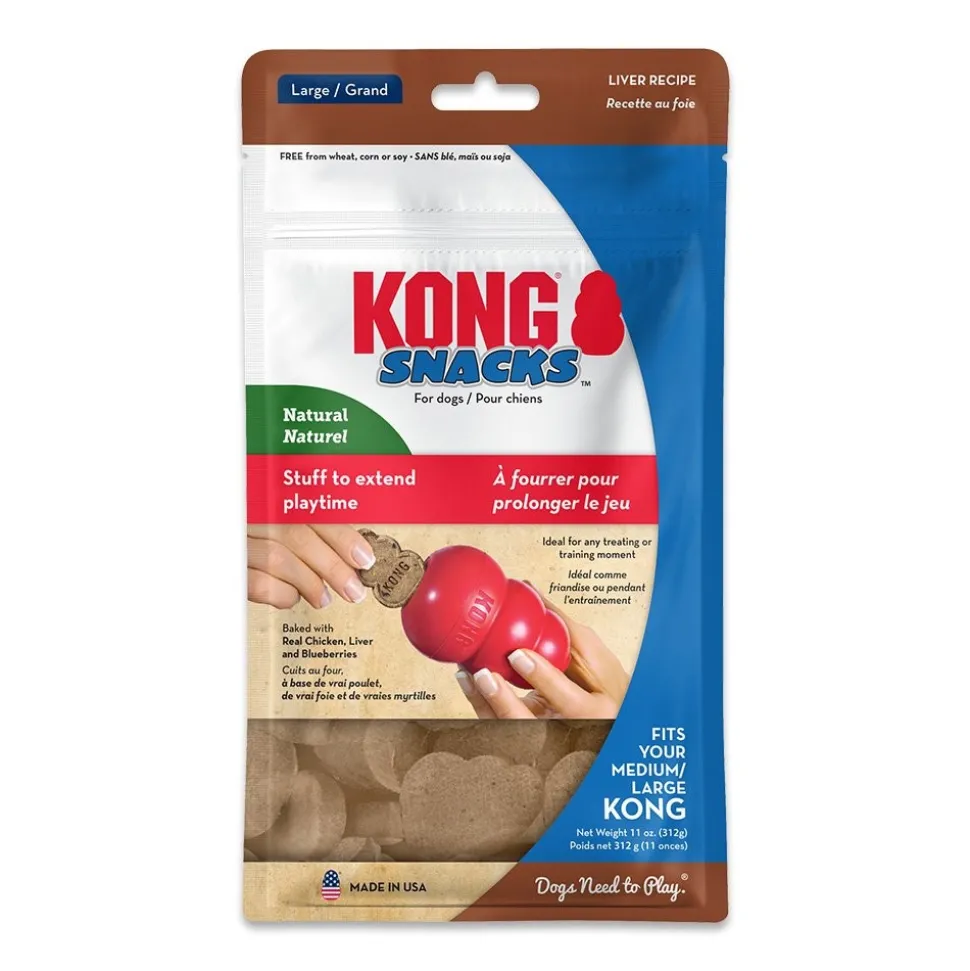 KONG Stuff'N Snacks Dog Treats Liver Large 11-oz