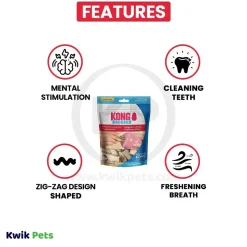 KONG Stuff'N Ziggies Puppy Recipe Chew Treat Small 12 Count 7-oz