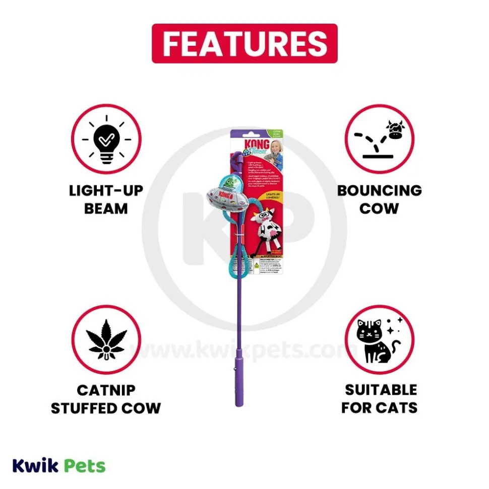 KONG Teaser UFO Cat Toy One Size
