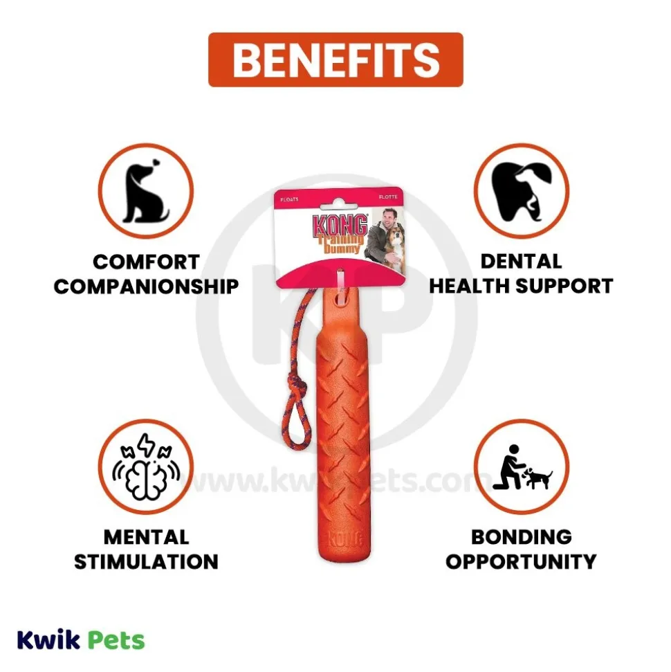 KONG Training Dummy Dog Toy Orange Large
